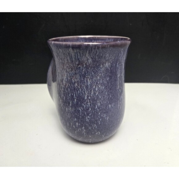 Elanze Designs Handwarmer Coffee Mug Tea Cup Midnight Purple Ceramic 14oz - Picture 4 of 10